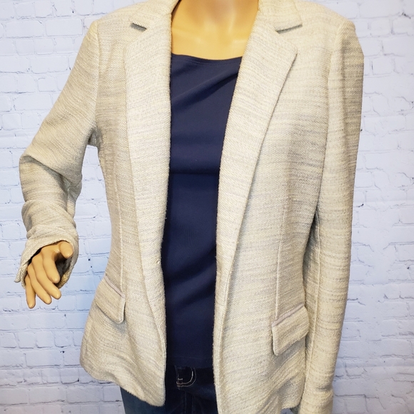 CAbi Lemonzest Single Button Closure Tweed Blazer - Picture 4 of 8